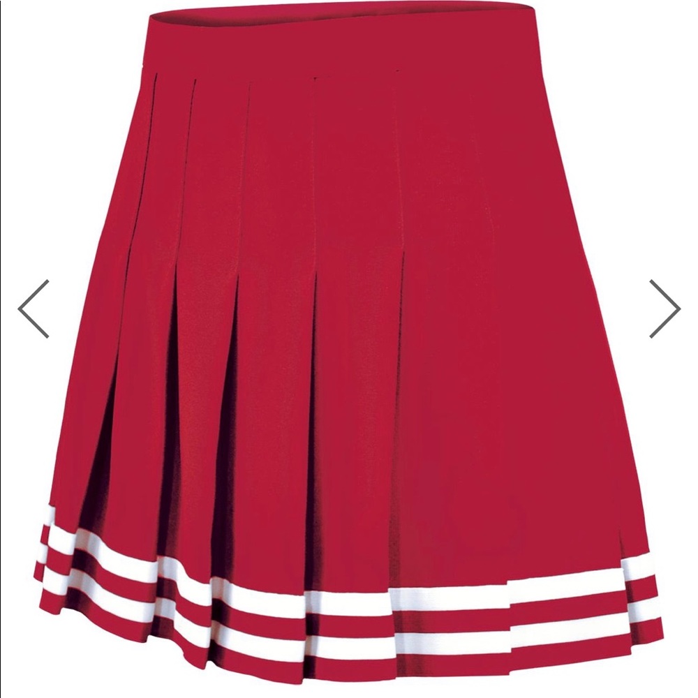 Zoozatz Size Medium Red and White Songgirl Skirt